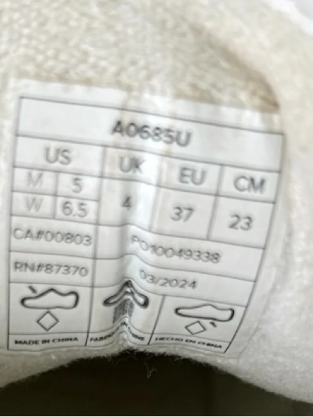 ALO Recovery Mode Sneakers White/Gum 6.5